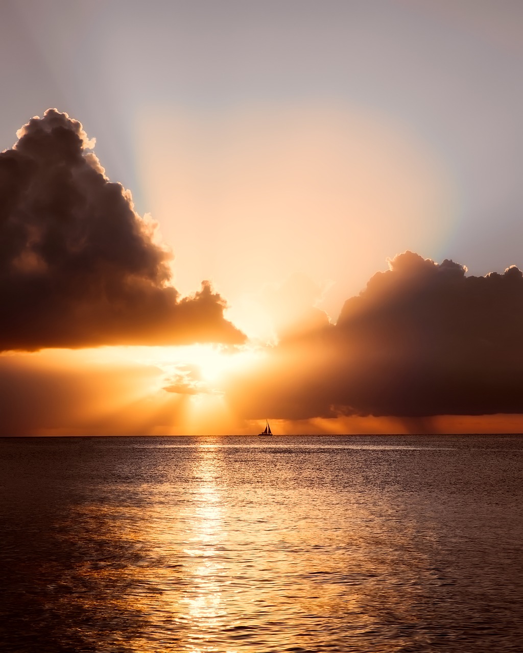 sailboat sailing sky free photo