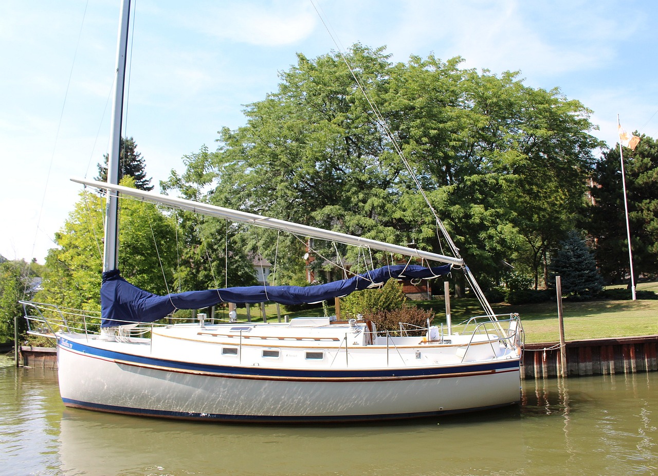 sailboat the mast sail free photo