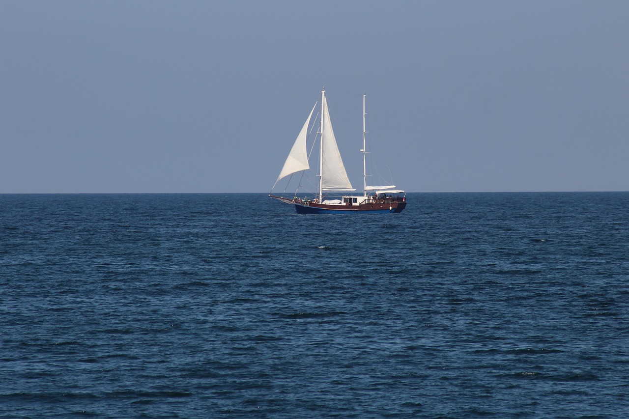 sailboat sea water free photo