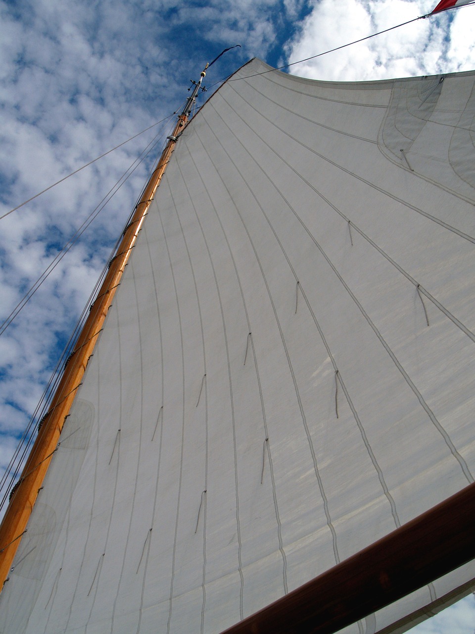 sailboat mast sail free photo