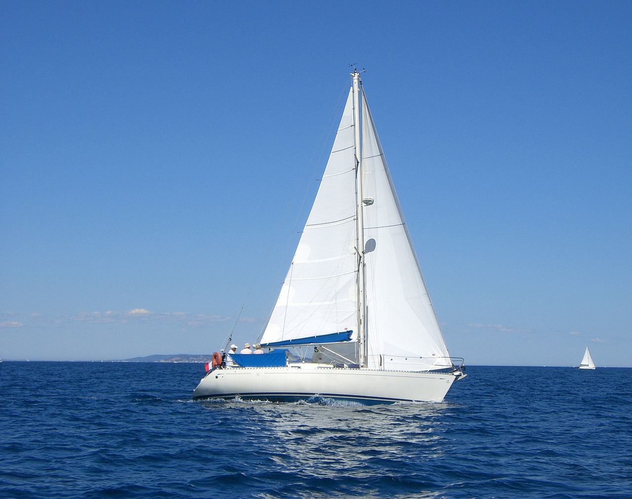 sailboat navigation sea free photo