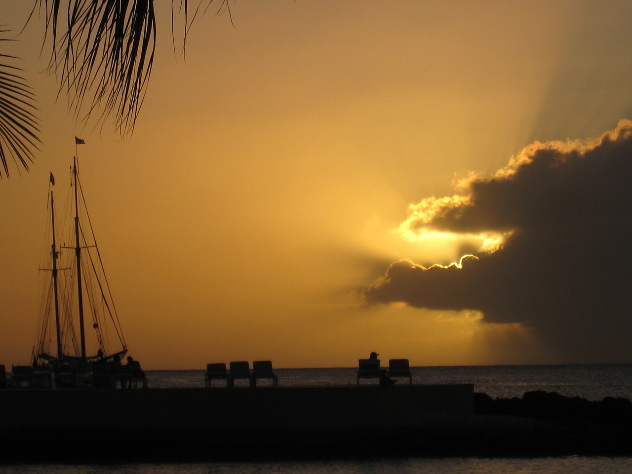 sailboat cloud himmel free photo