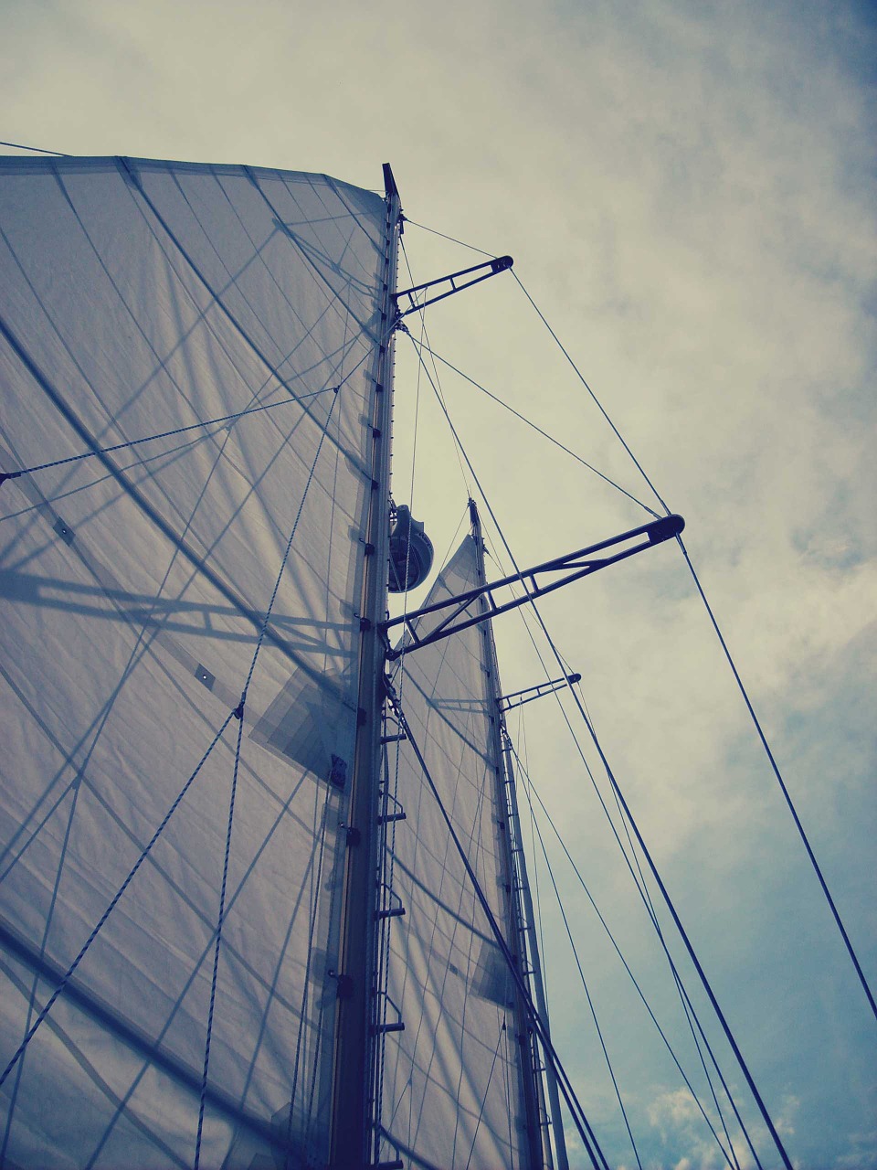 sailboat sals mast free photo
