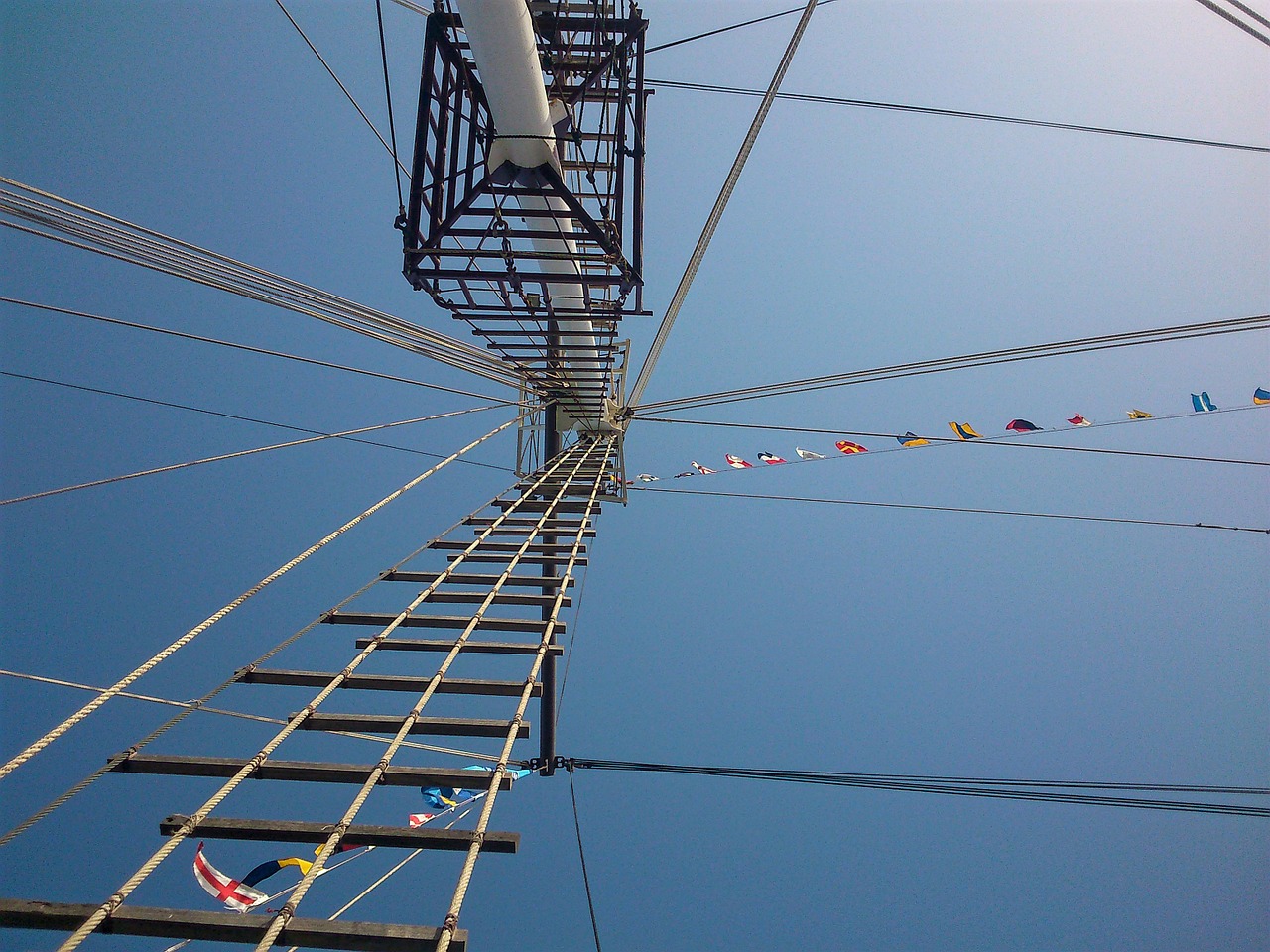 sailboat mast nautical free photo