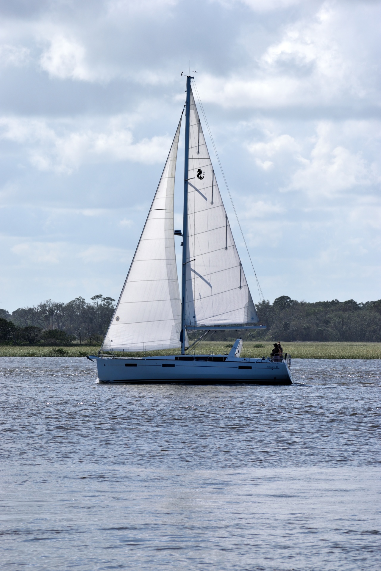 sail boat sailing river free photo