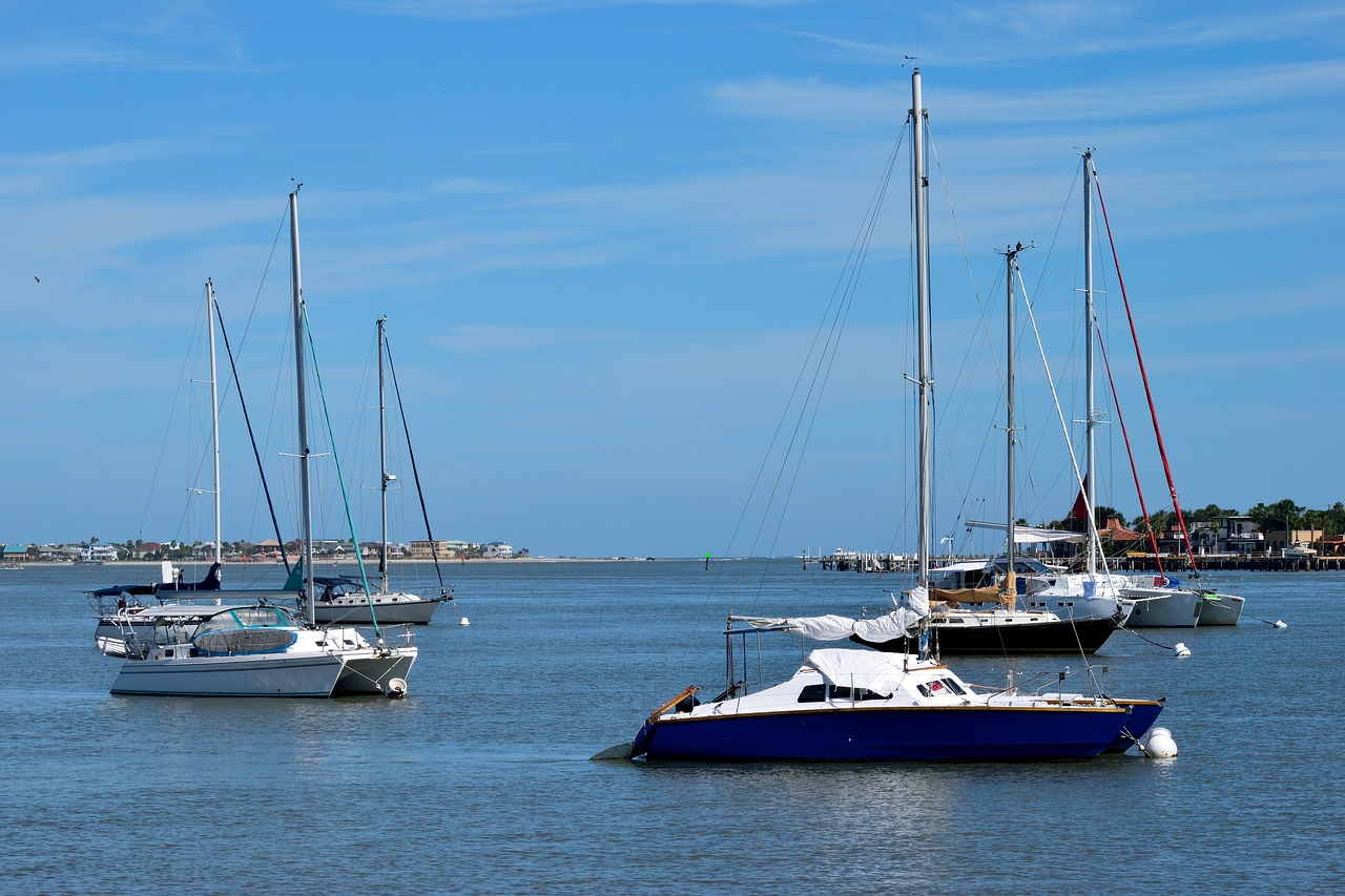 sailboats  boat  river free photo