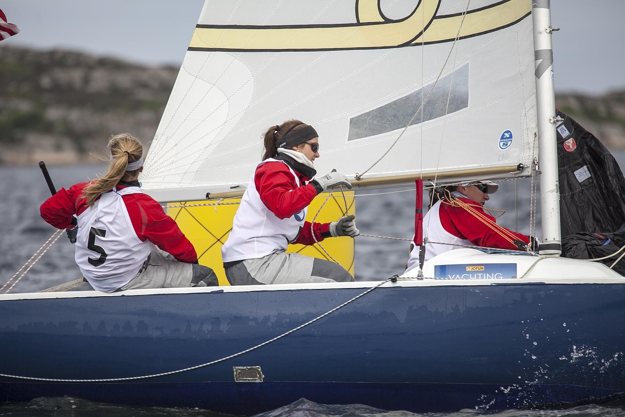 sailboats racing competition free photo