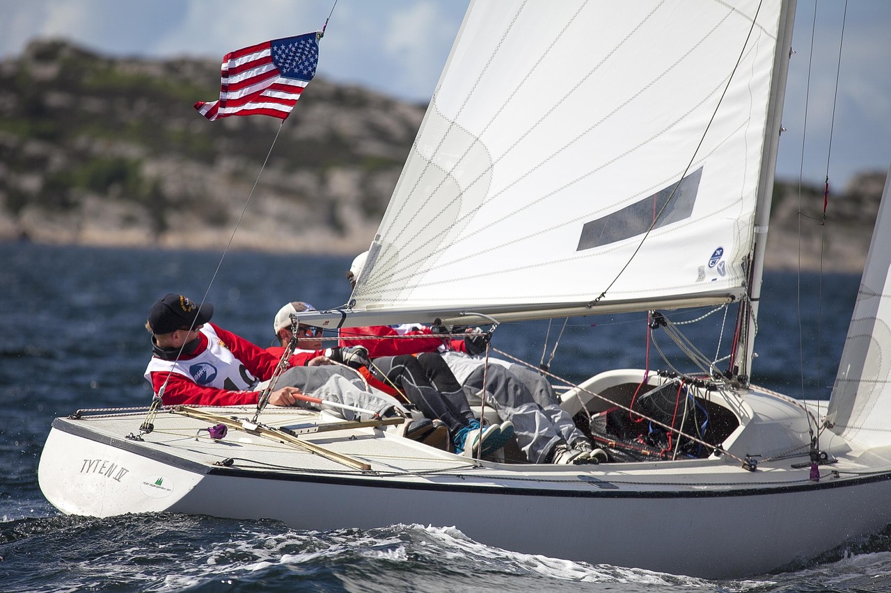 sailboats racing competition free photo