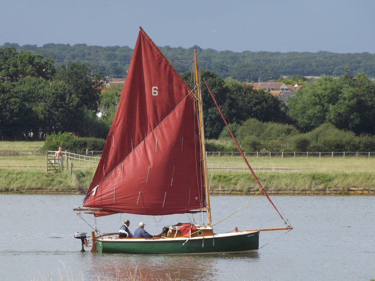 sailing boat dingy free photo