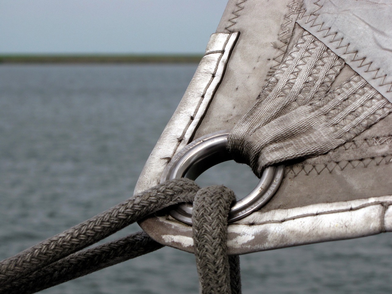 sailing sailcloth clew free photo