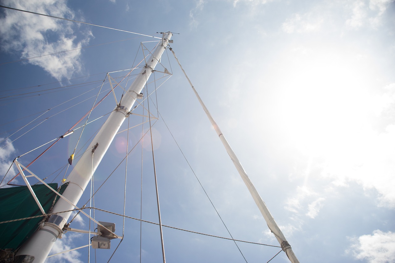 sailing mast boat free photo