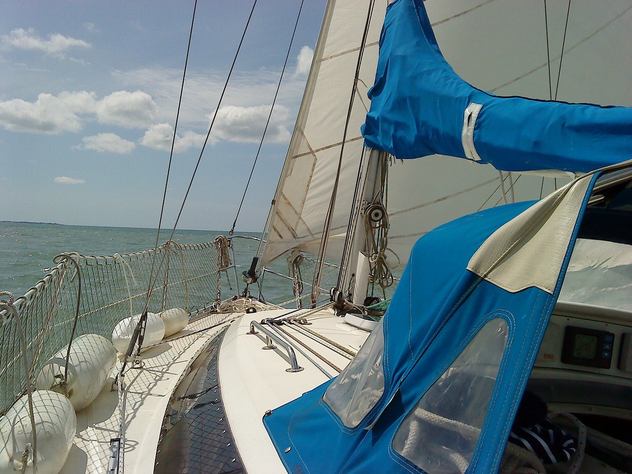 sailing brittany france free photo