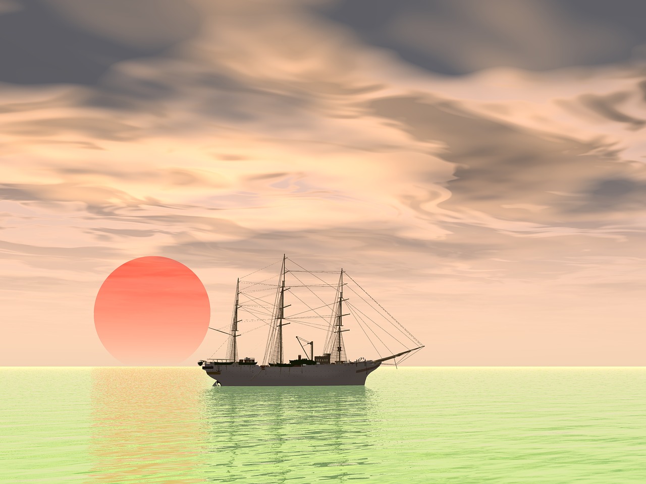 sailing  ship  boat free photo