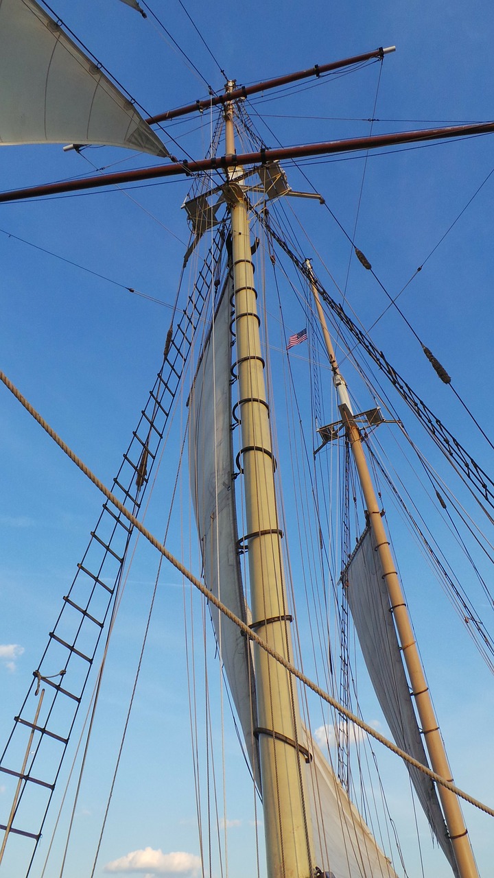 sailing mast sailing boat free photo