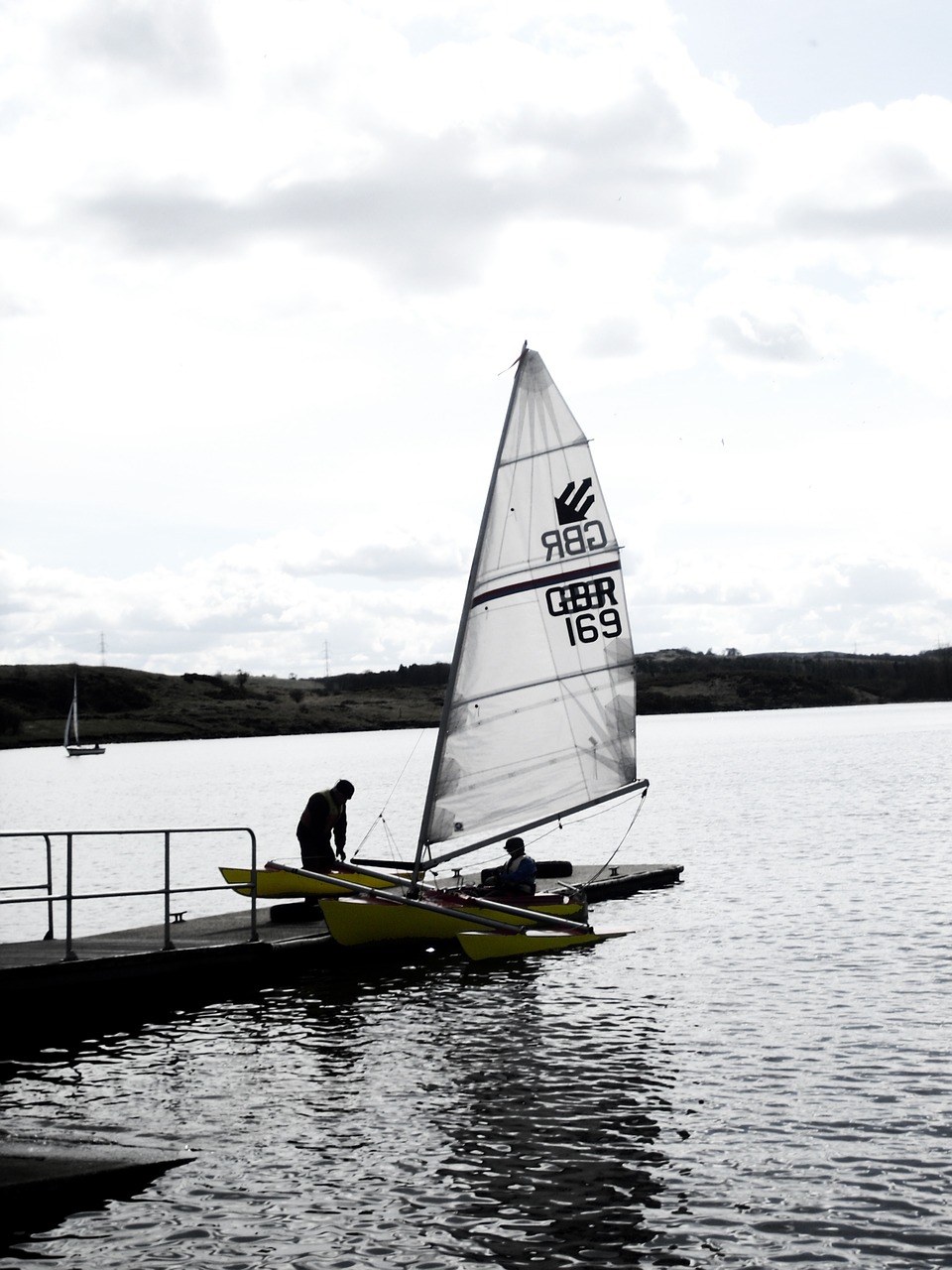 sailing boat loch free photo