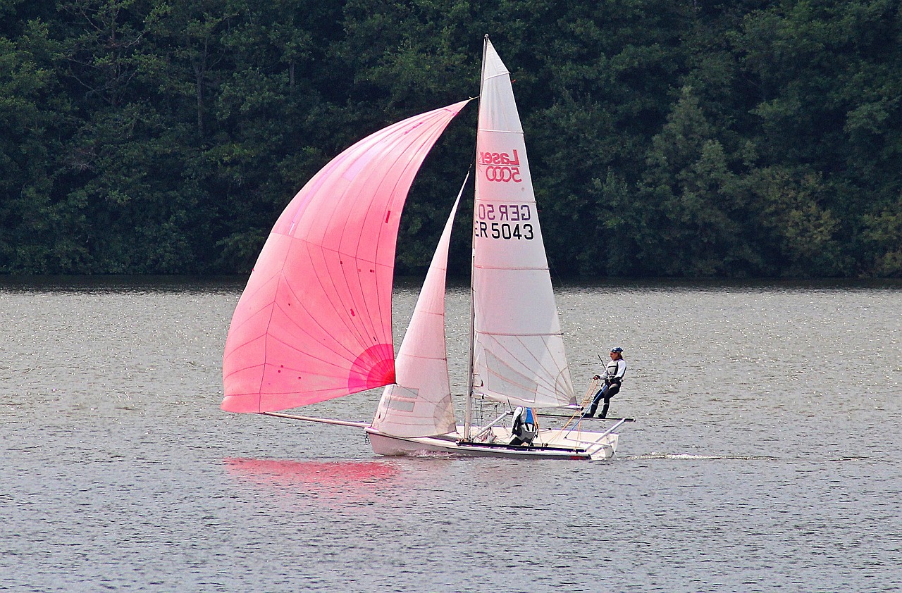 sailing boat water bostalsee free photo