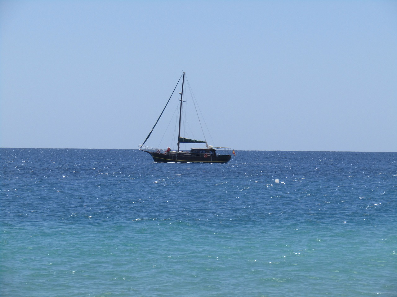 sailing boat fuerteventura canary islands free photo