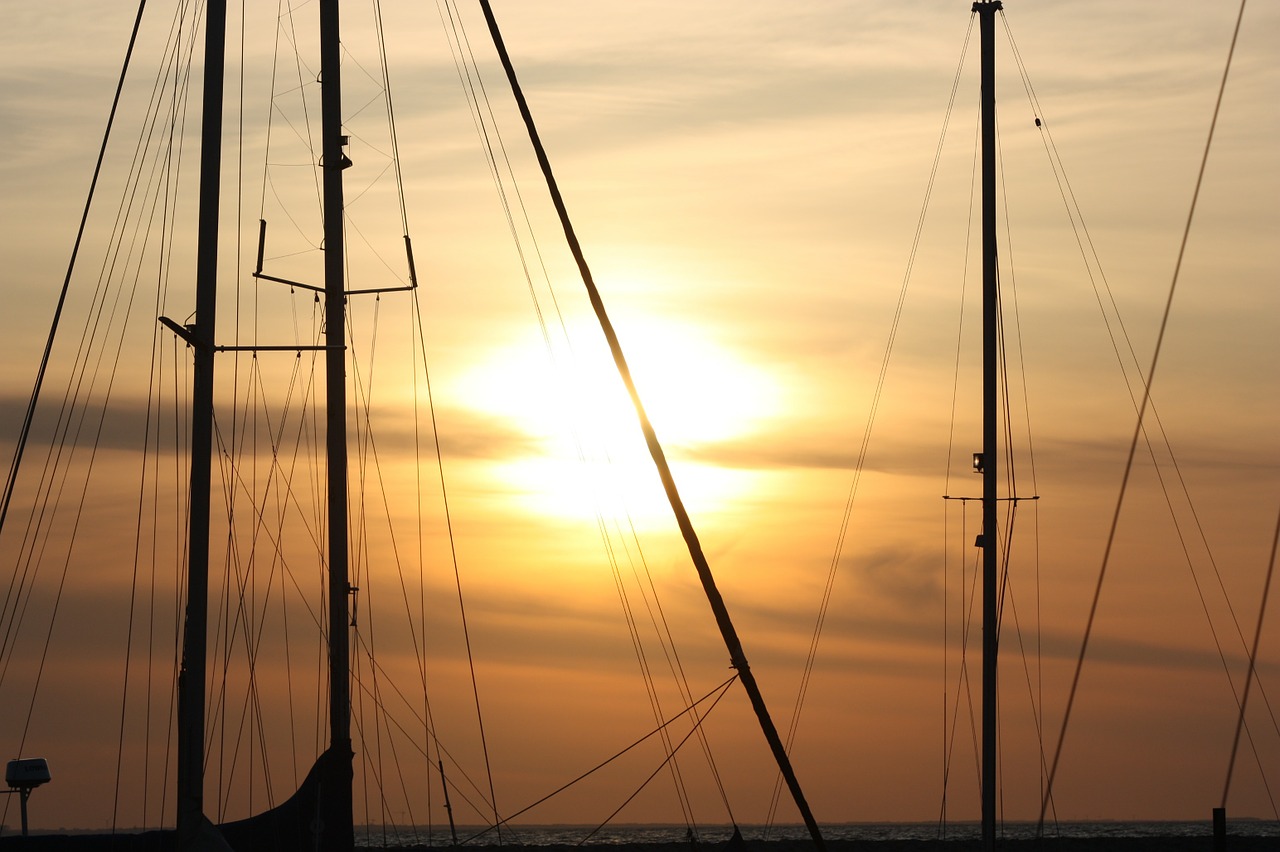 sailing boat boat mast sea free photo