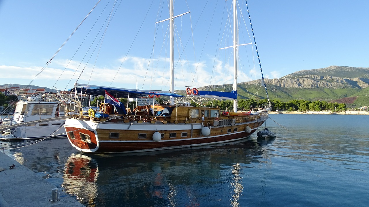 sailing boat croatia stobric free photo