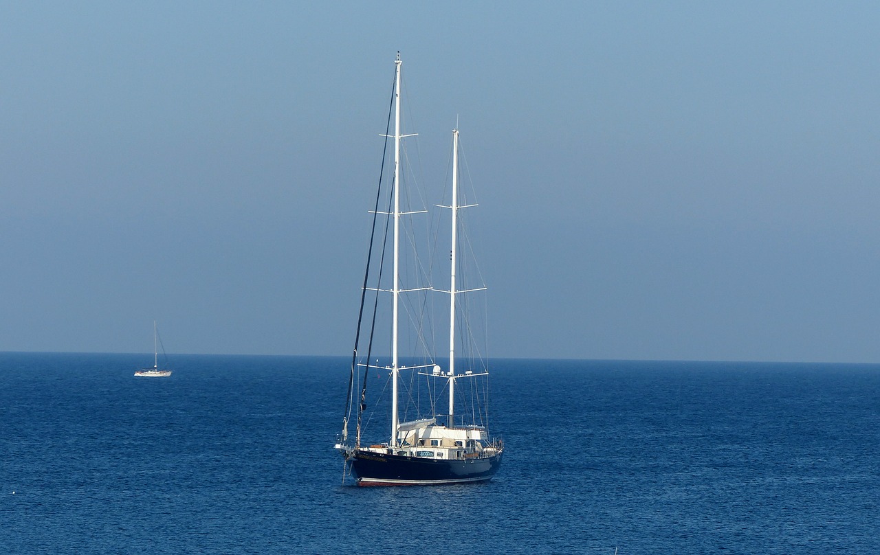 sailing boat mediterranean blue free photo