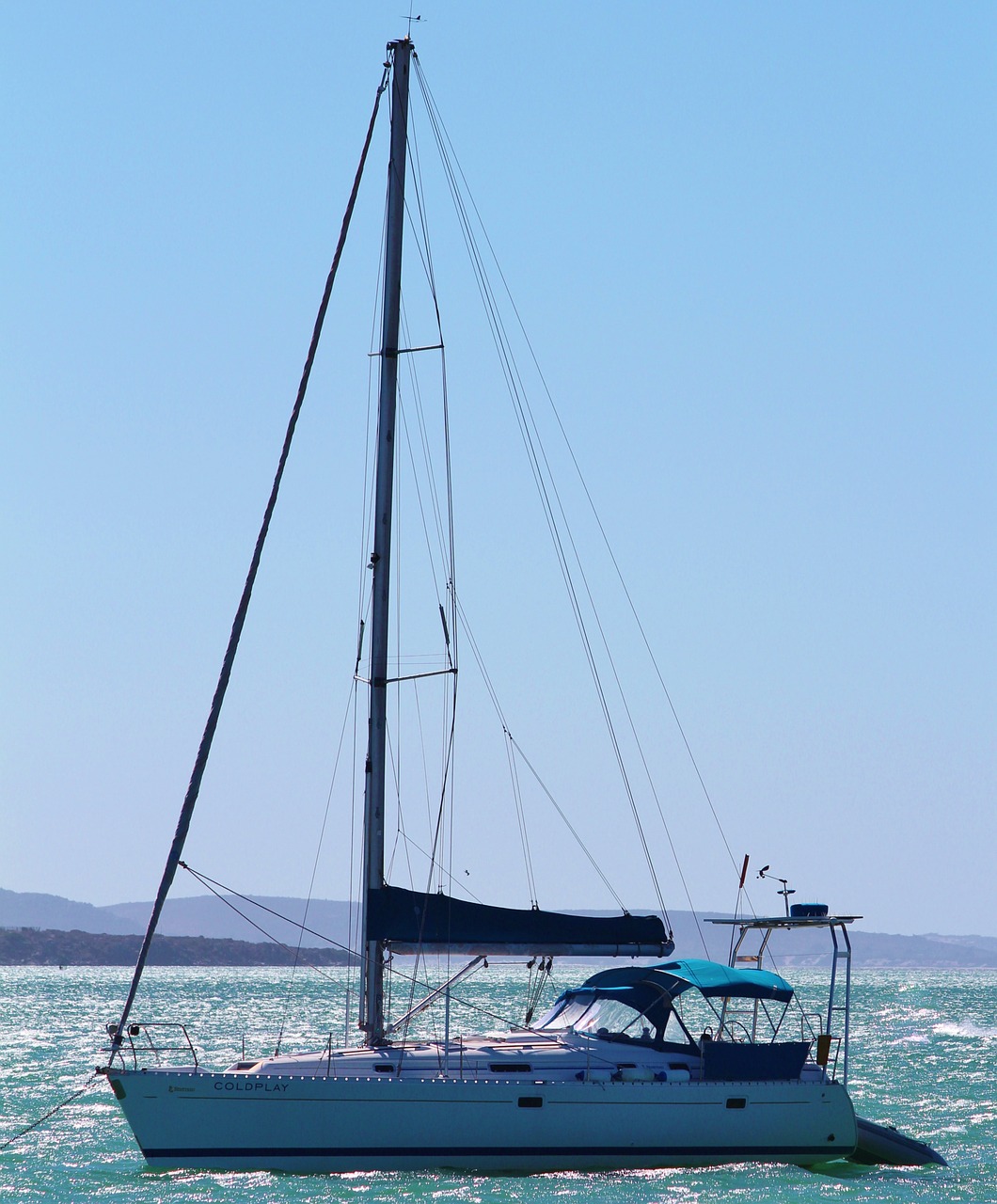 sailing boat sea beach free photo