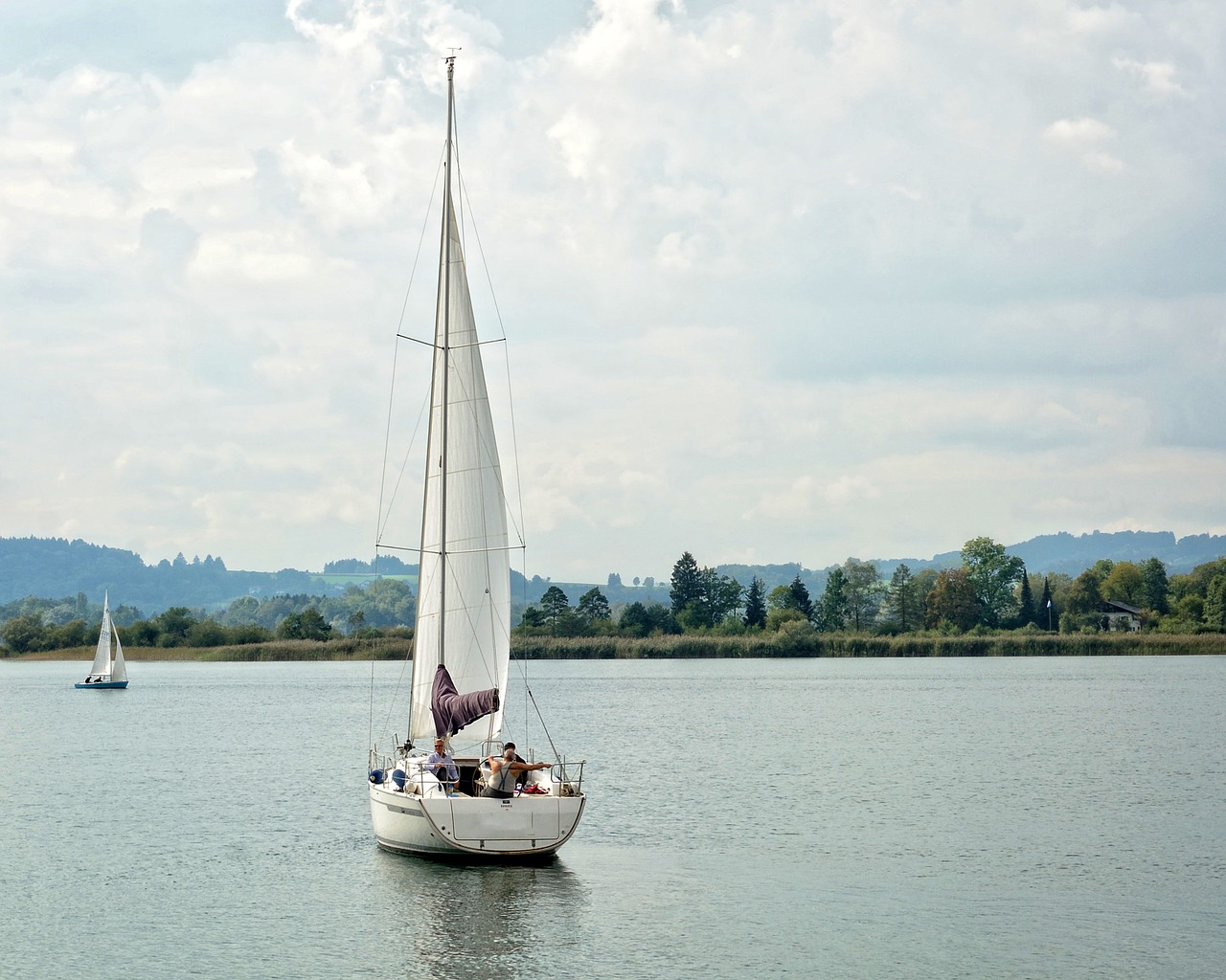 sailing boat boot sail free photo