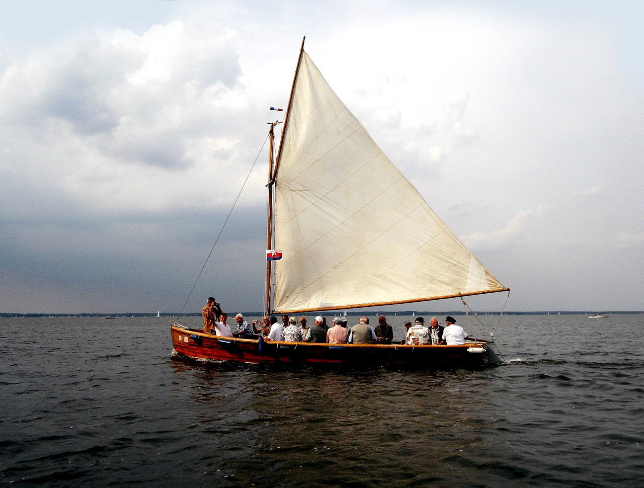 sailing boat steinhuder sea boat trip free photo