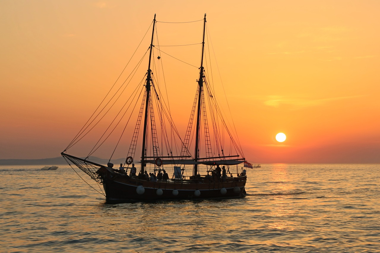 sailing boat mastes rigging free photo