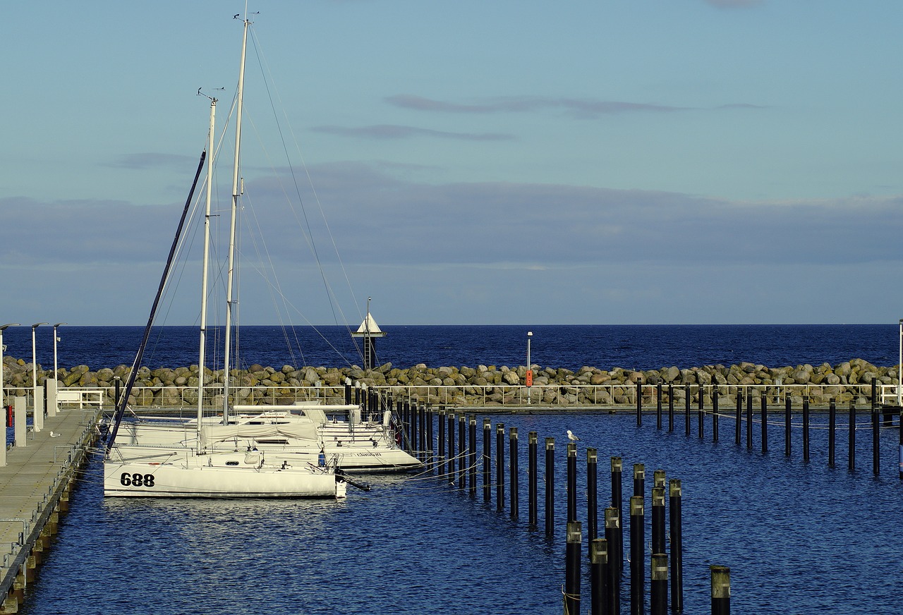 sailing boats  port  yachts free photo