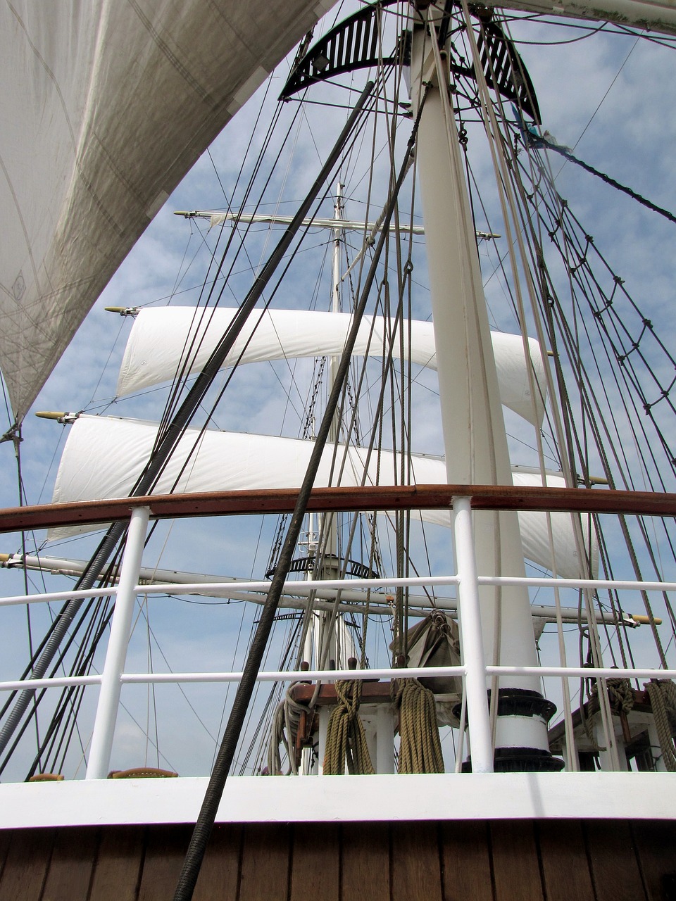 sailing ship sailing wind free photo