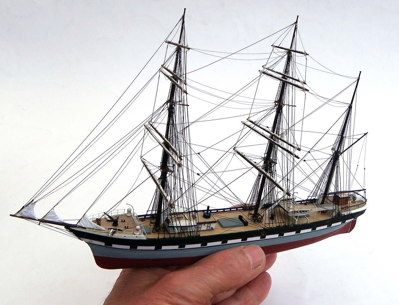 sailing ship handbuilt model free photo
