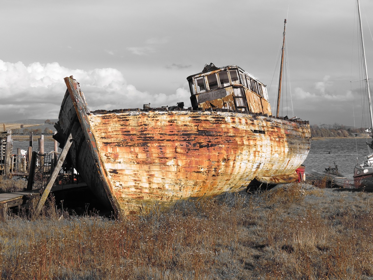 sailing ship wreck wreckage free photo