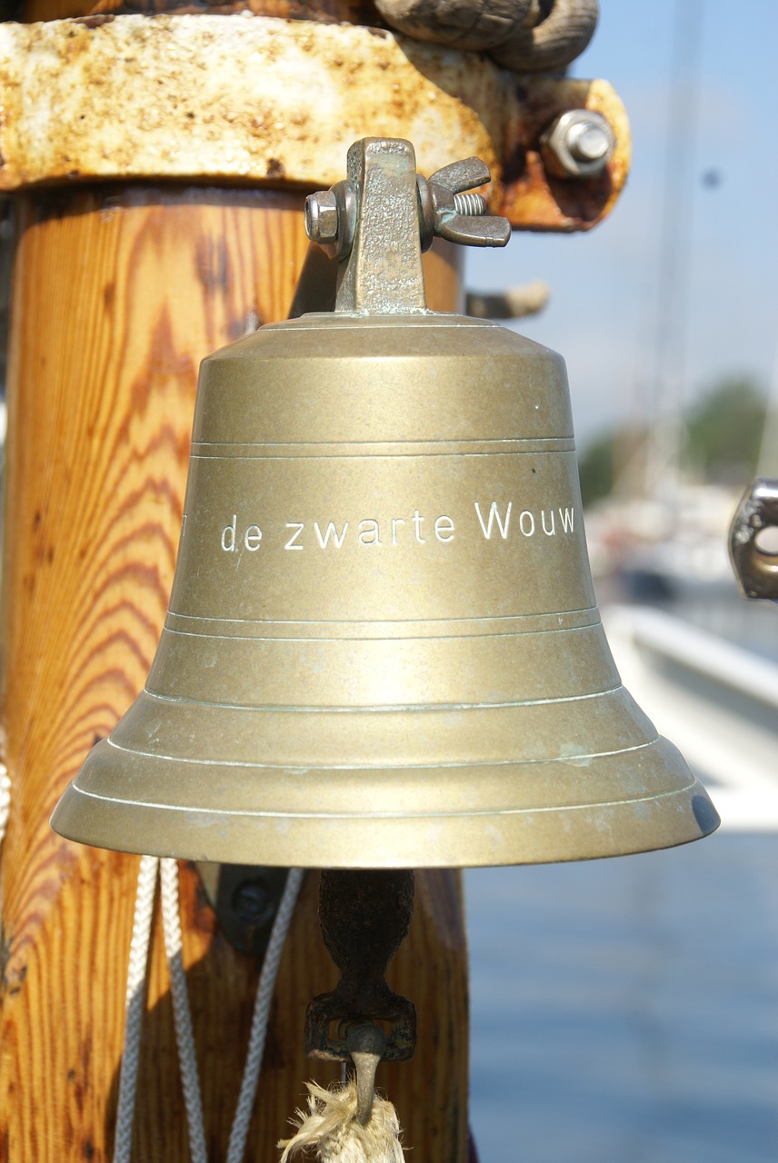 sailing vessel ship bell ship accessories free photo