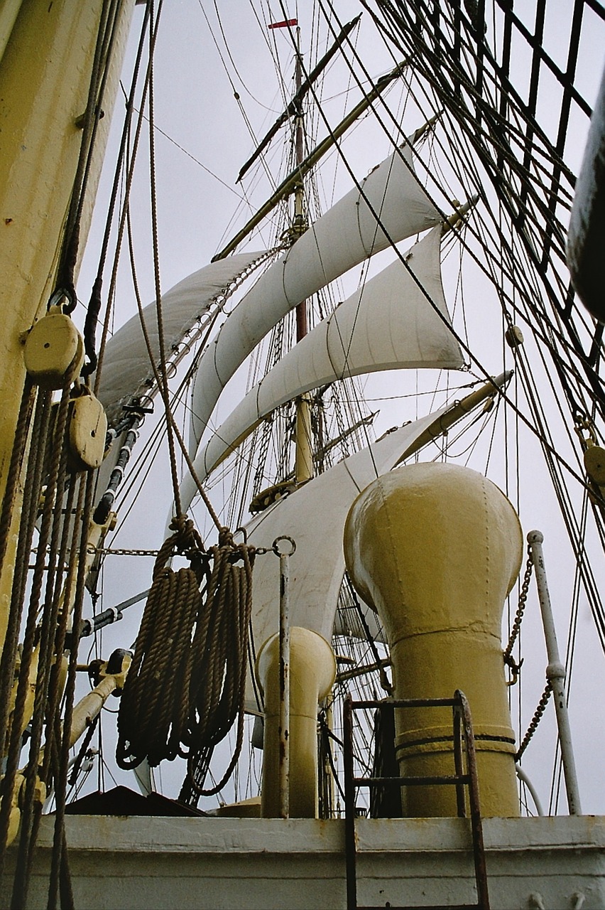 sailing vessel rigging sail free photo