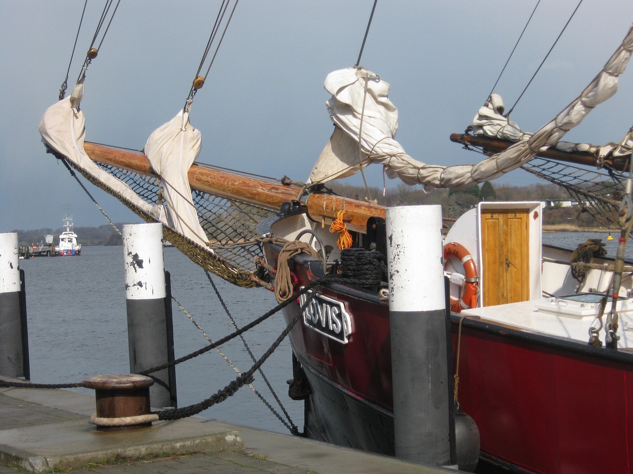 sailing vessel sea rigging free photo