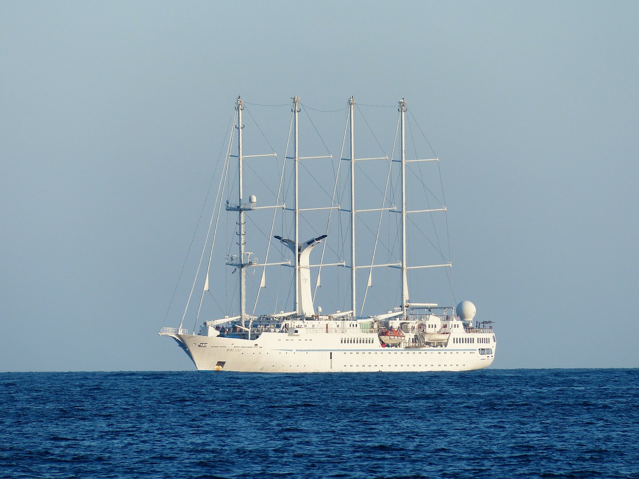 sailing vessel ozeanriese mega yacht free photo