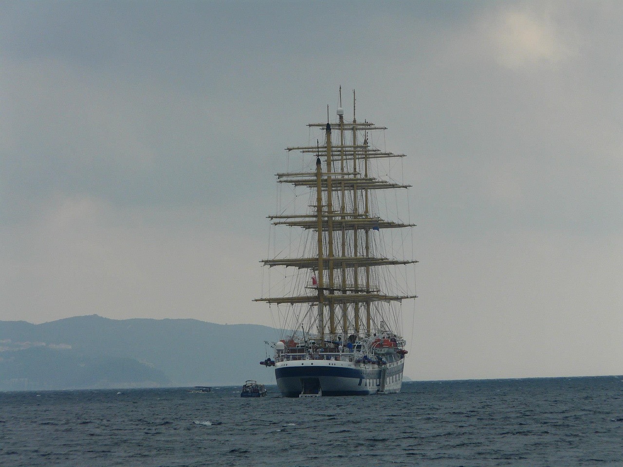 sailing vessel sea ship free photo