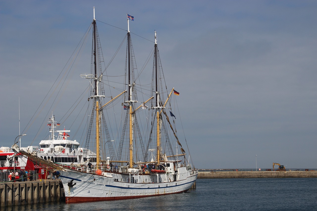 sailing vessel grand duchess elisabeth helgoland free photo