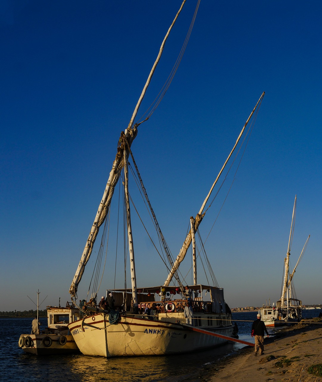 sailing vessel  nile  egypt free photo