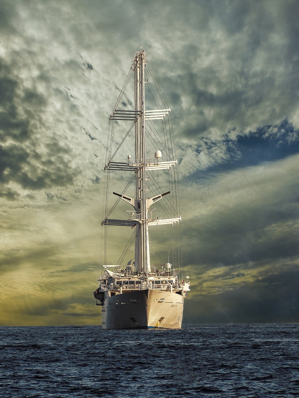 sailing vessel ship battleship free photo