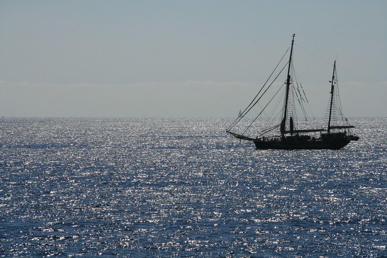 sailing vessel  mallorca  coast free photo