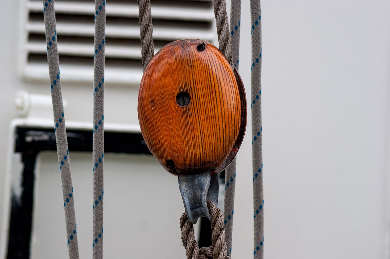 sailing vessel ship harness lines free photo