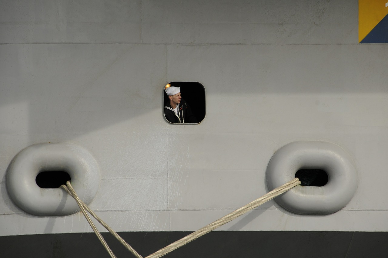 sailor observing mooring free photo