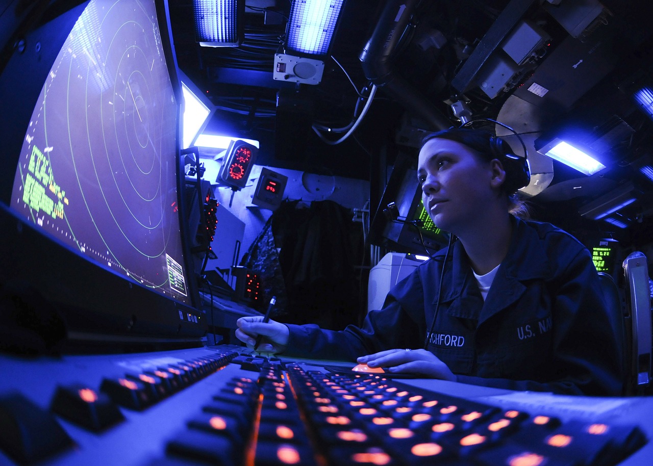 sailor us navy radar technician free photo