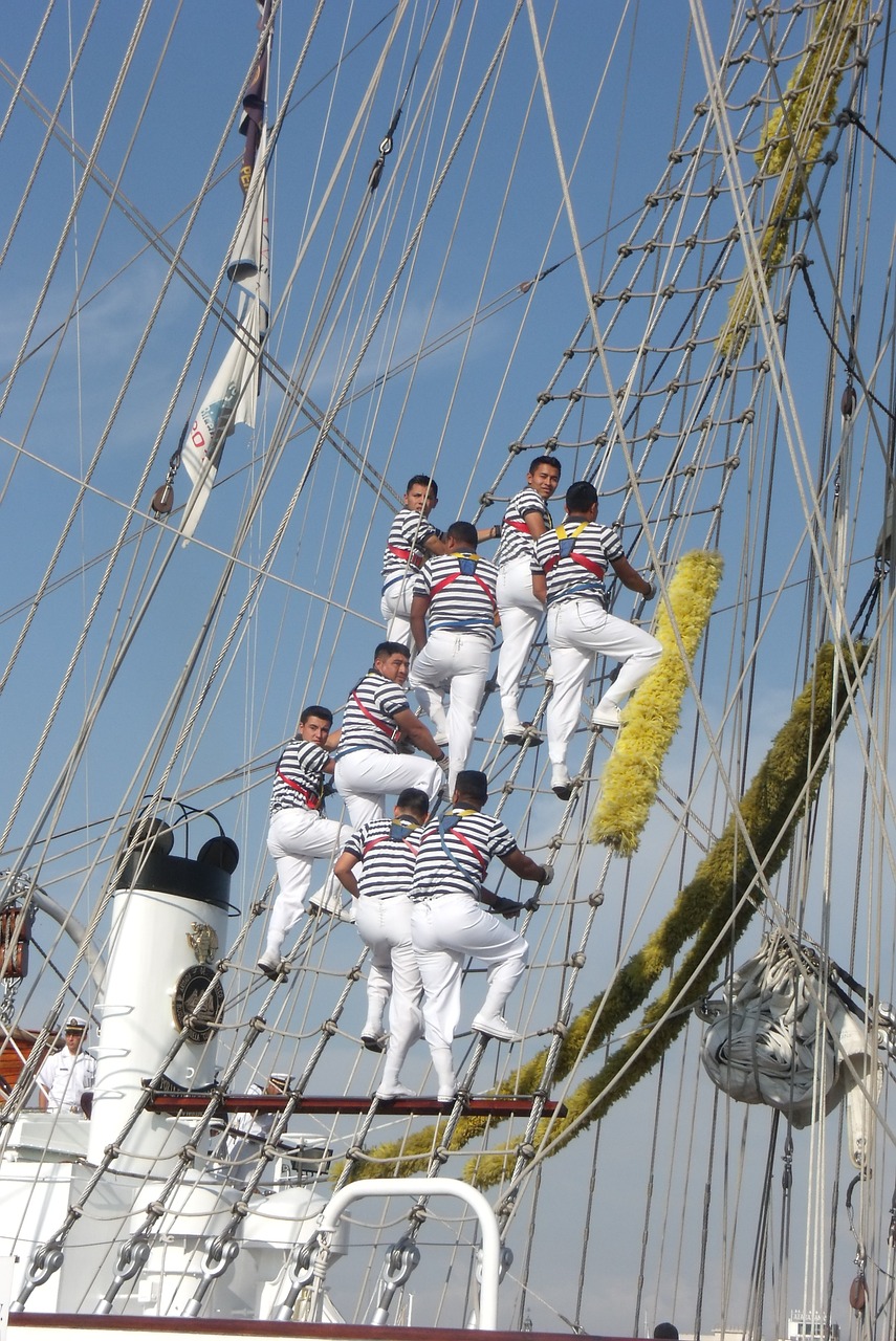 sailors troop farewell free photo