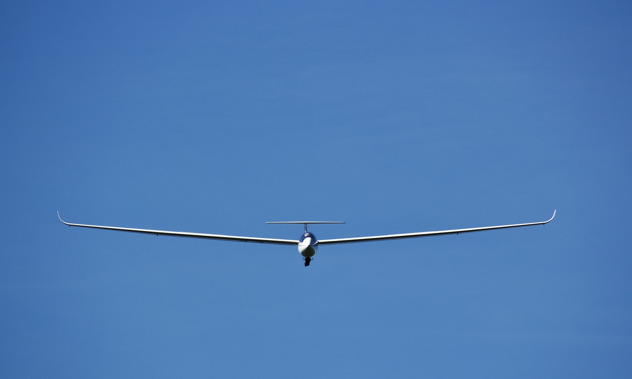 sailplane glider soaring free photo