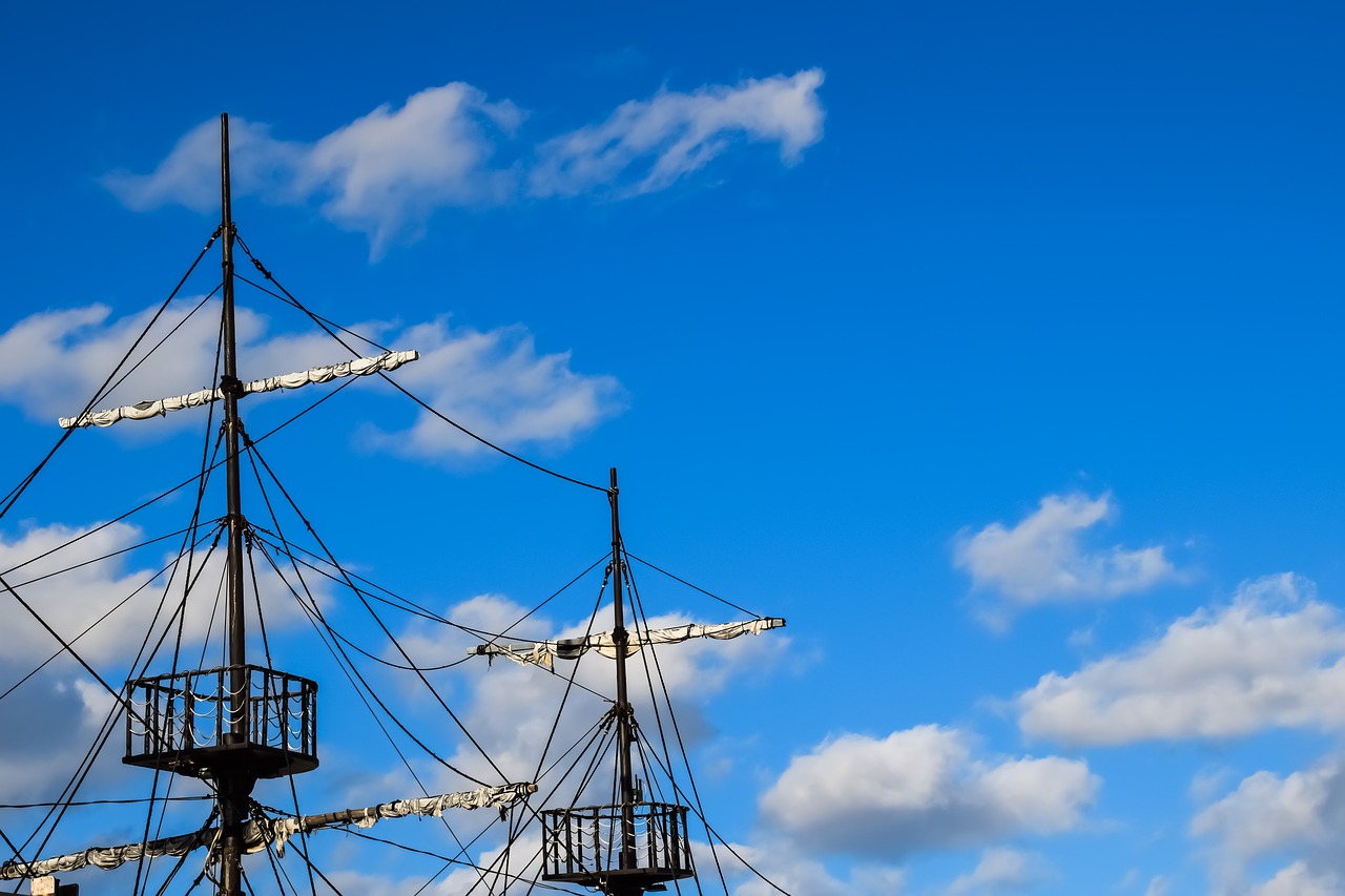sails masts ship free photo
