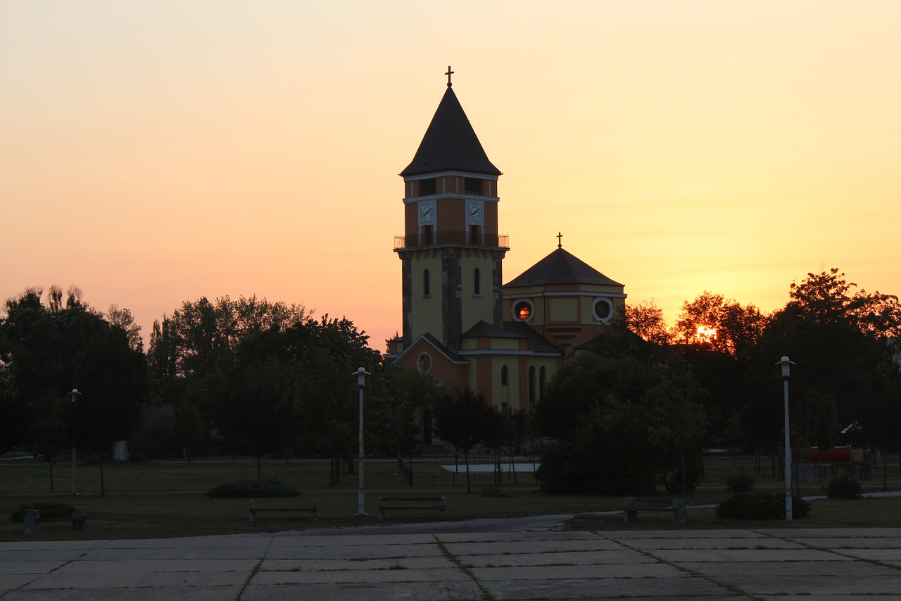 saint barbara church dorog building free photo