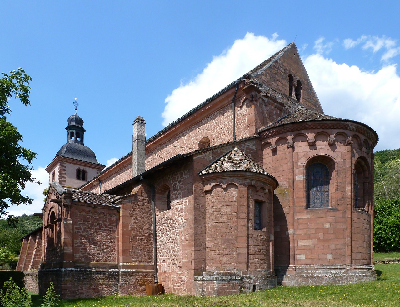 saint jean baptiste de saverne abbey church free photo