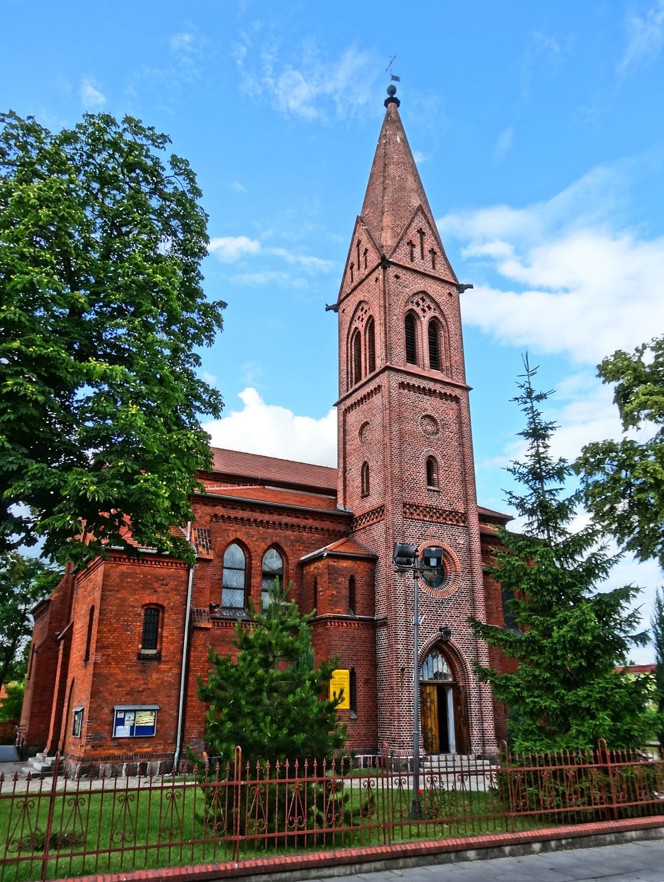 saint john the evangelist church bydgoszcz free photo